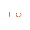 Salvatore Plata Aros Coral Esmalte Dorados