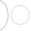 Salvatore Plata Collar Circonitas Brillantes