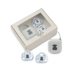 Set 2 Chupetes Tous Bear Azul