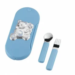 Set Cubiertos Acero Infantil Oso Sanjero