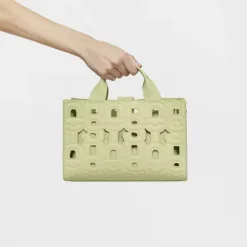 Shopper mediano Amaya verde MANIFESTO CUT