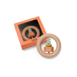 Sonajero de silicona y madera único TOUS BABY