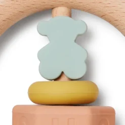 Sonajero de silicona y madera único TOUS BABY