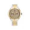 Tommy Hifiger Reloj Bitoconal Chapado en Oro