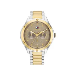 Tommy Hifiger Reloj Bitoconal Chapado en Oro
