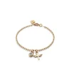Uno de 50 Pulsera Libélula Dorada