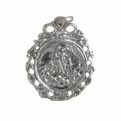 Virgen de Loreto en plata de ley